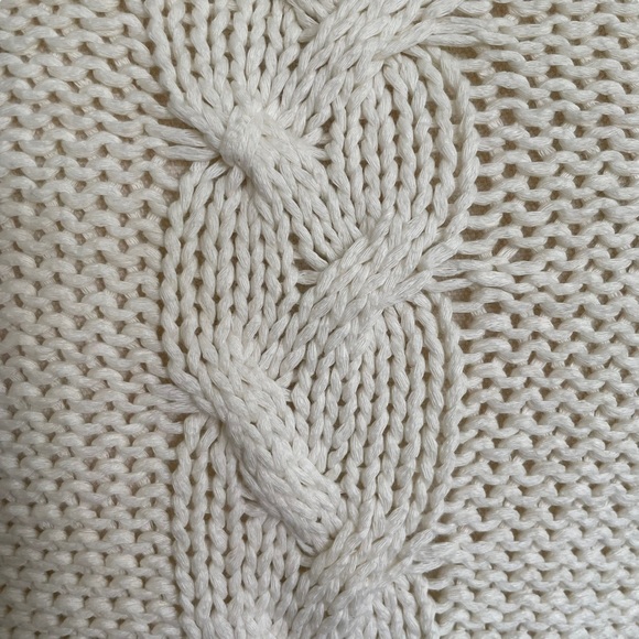 BARDOT JUNIOR Sz14 Girls Cream cable knit sweater pullover - Picture 2 of 7